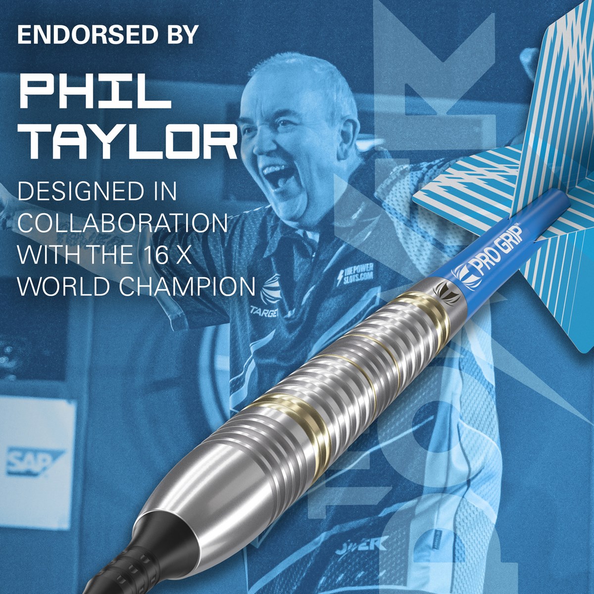 Target Darts Phil Taylor Brass Soft Tip Dart  18 gram