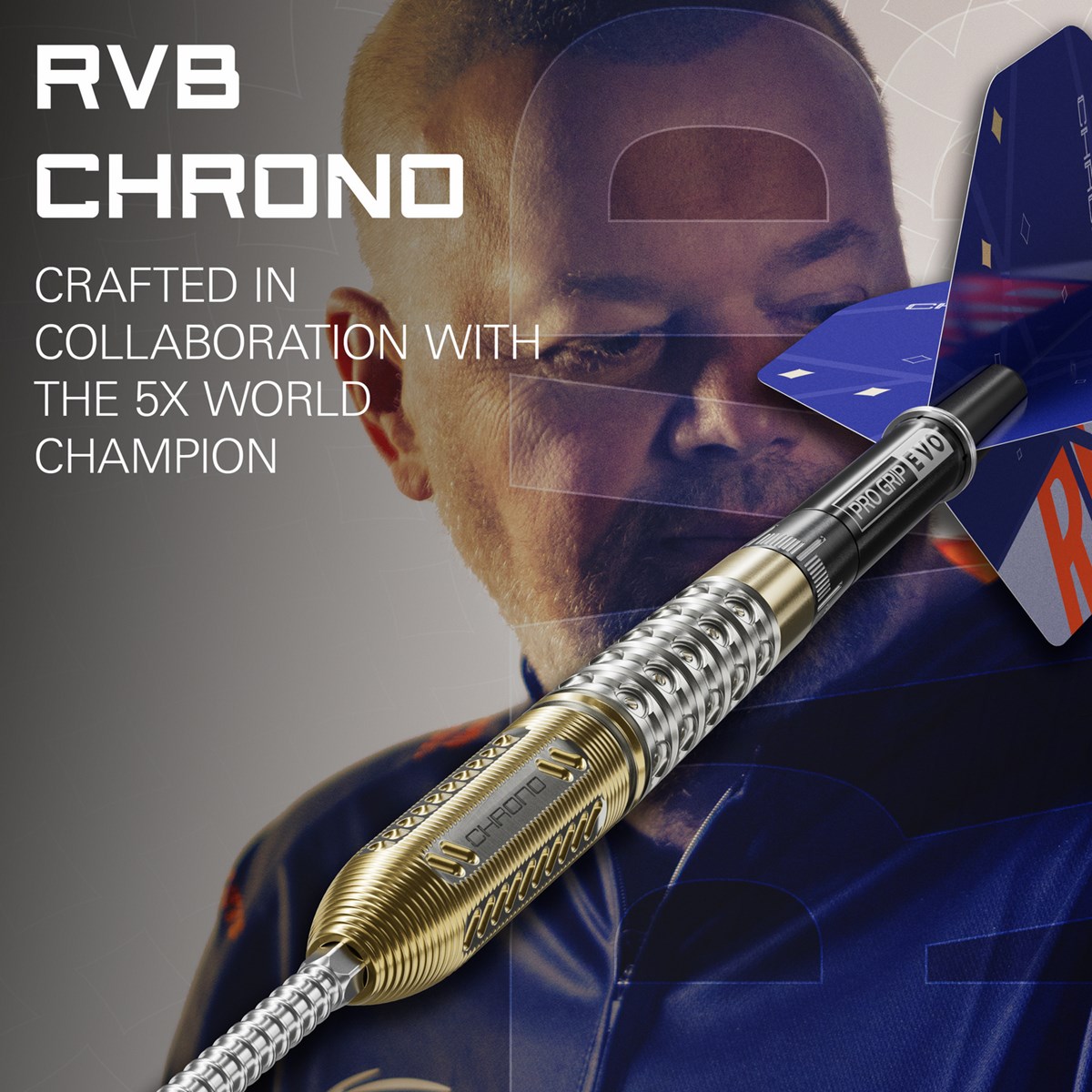 Target Darts Raymond Van Barneveld  Chrono 95% Tungsten SP Steel Tip  23 grams