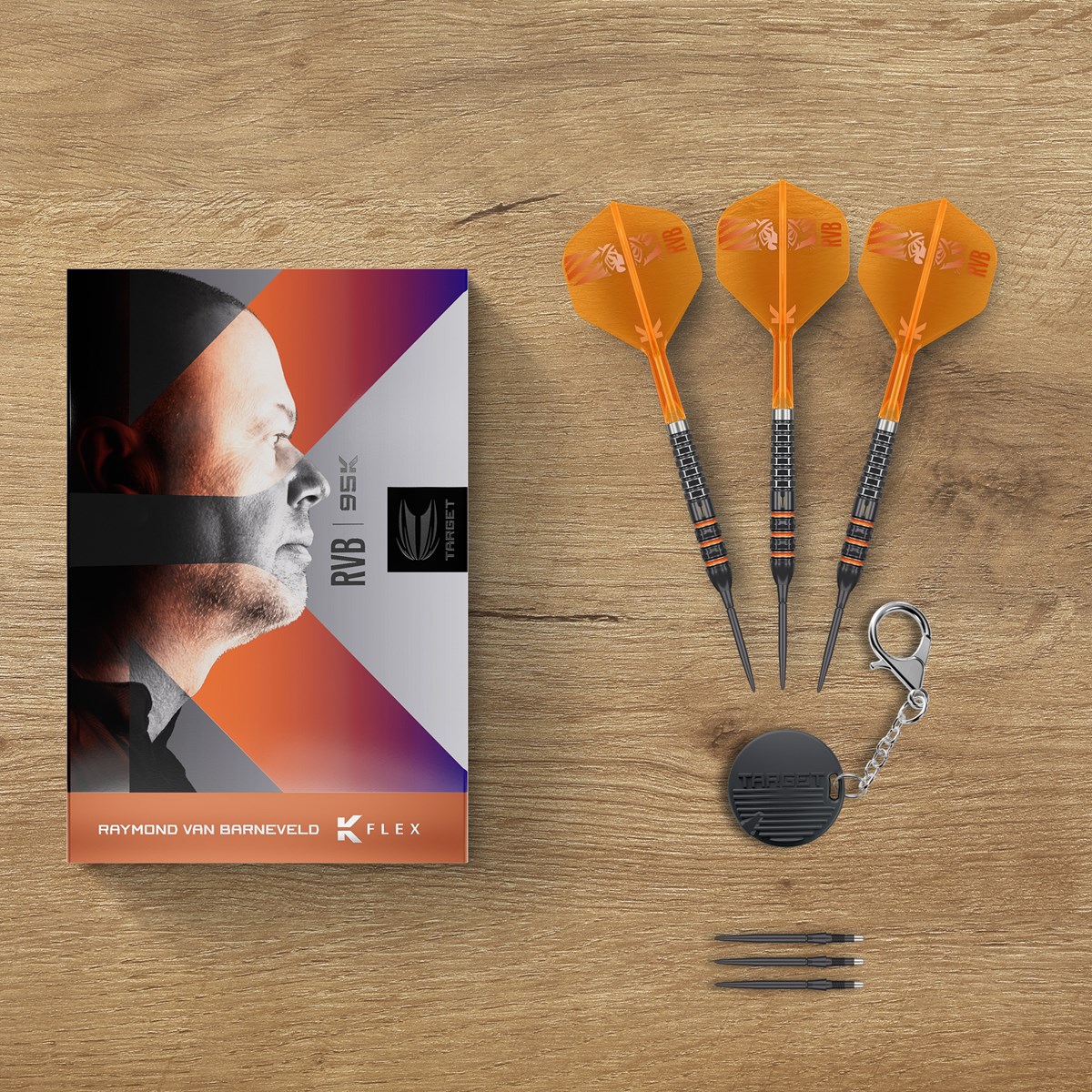 Target Raymond van Barneveld 95K Swiss Point Steel Tip Darts 25 grams