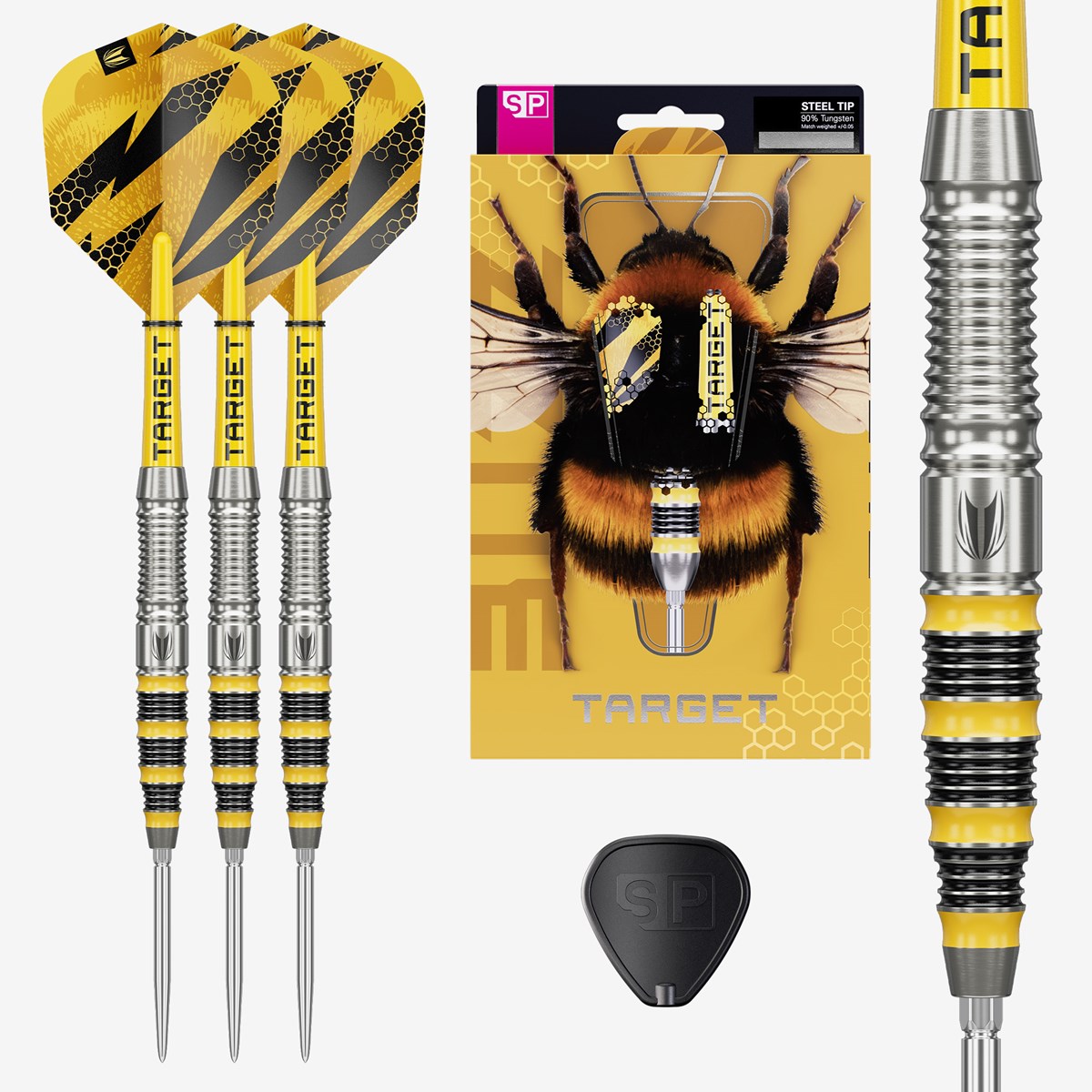 Target Buzz SP03 90% Swiss Point Steel Tip Darts 25 grams
