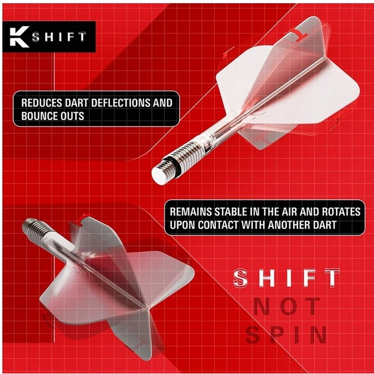 Target Shift 90% Swiss Point Steel Tip Darts 24 grams