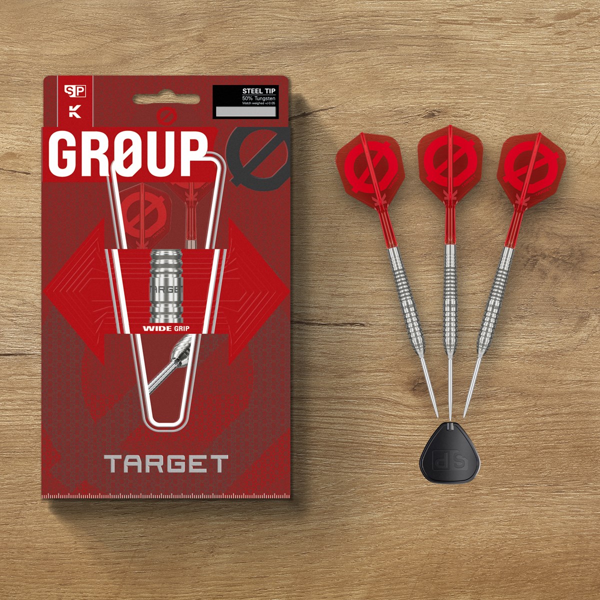 Target Group Ø 01 50% Swiss Point Steel Tip Darts 22 grams