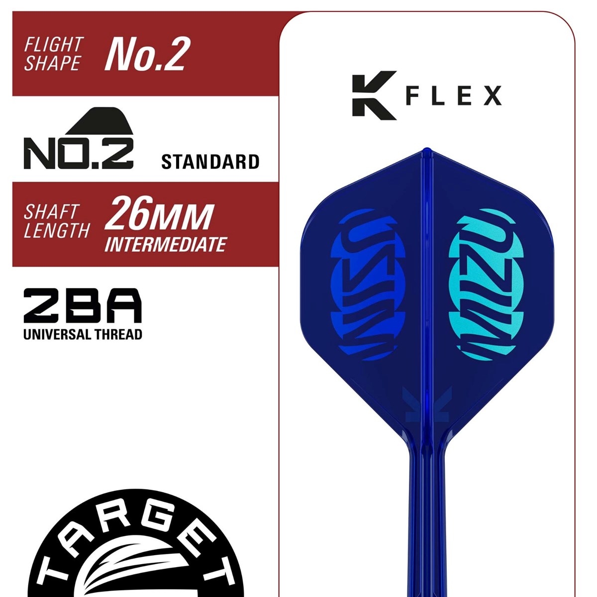 Target Mizu 01 90% SP Steel Tip Darts 24 grams