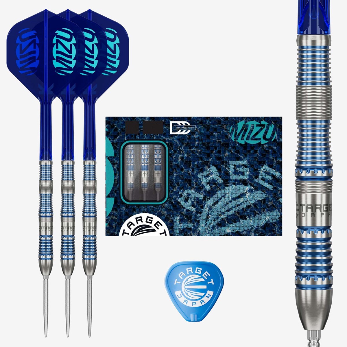 Target Mizu 02 90% SP Steel Tip Darts 24 grams