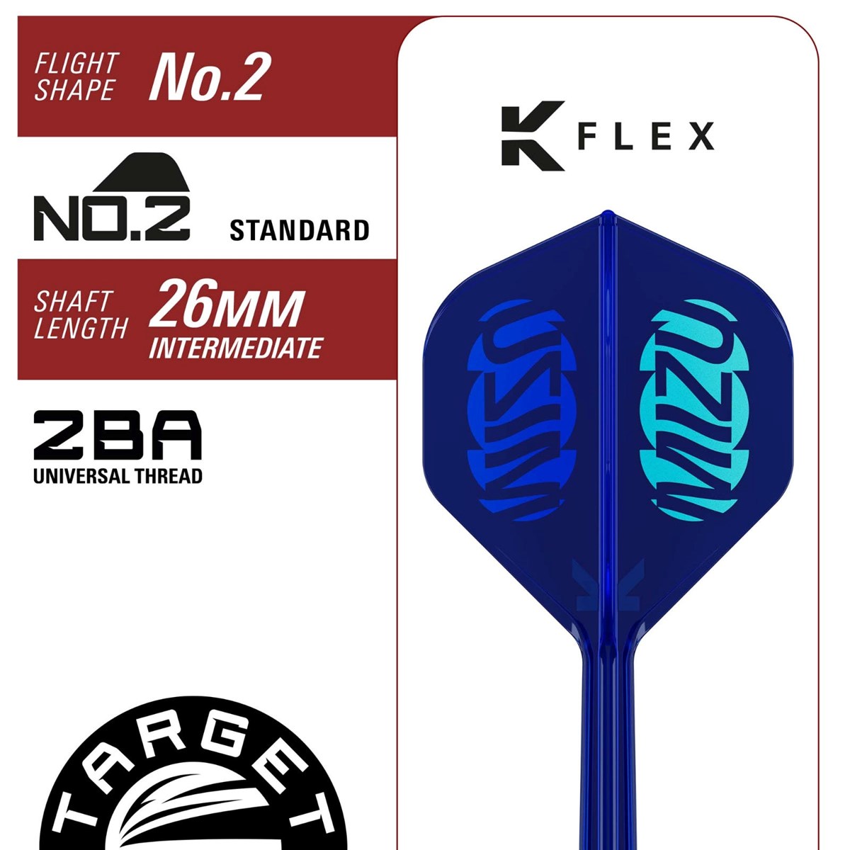 Target Mizu 03 90% SP Steel Tip Darts 23 grams