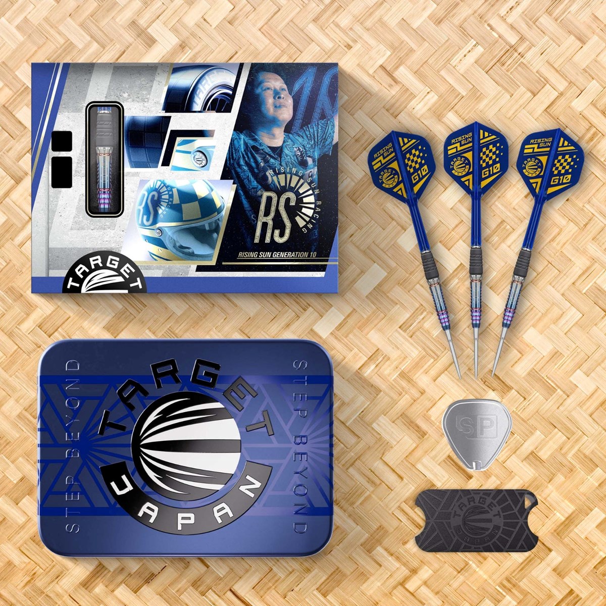 Target The Rising Sun G10 95% SP Steel Tip Darts 23 grams