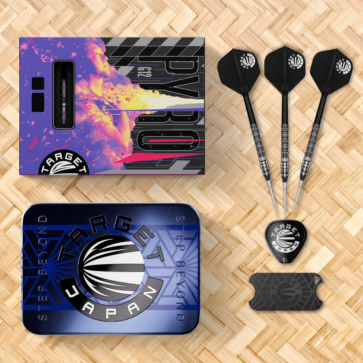 Target Pyro G12 90% SP Steel Tip Darts 25 grams