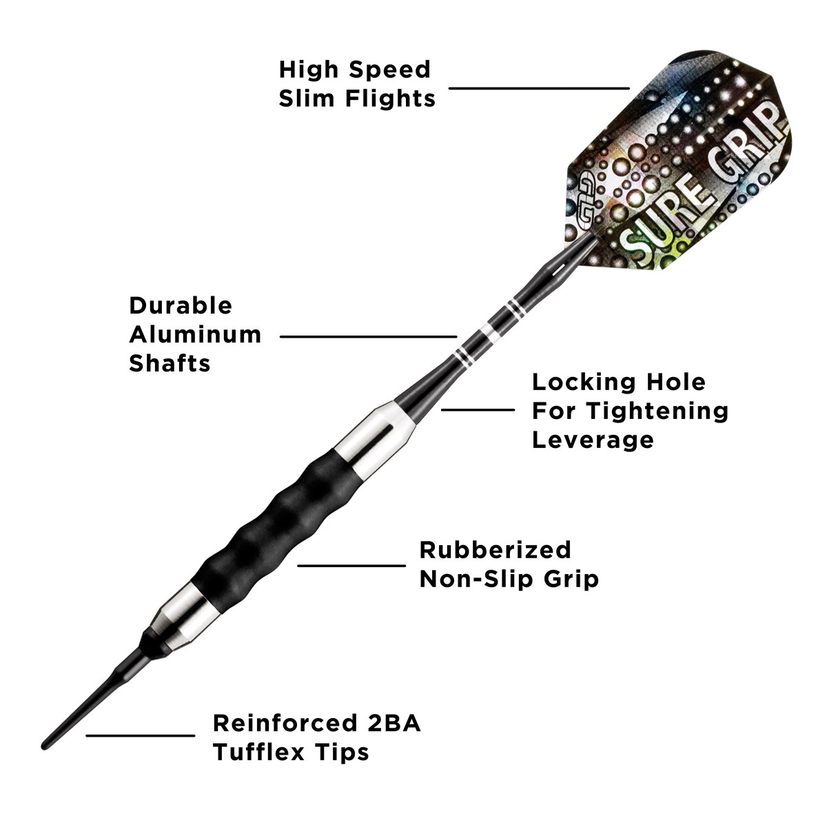 GLD Viper Sure Grip - Black 16 grams