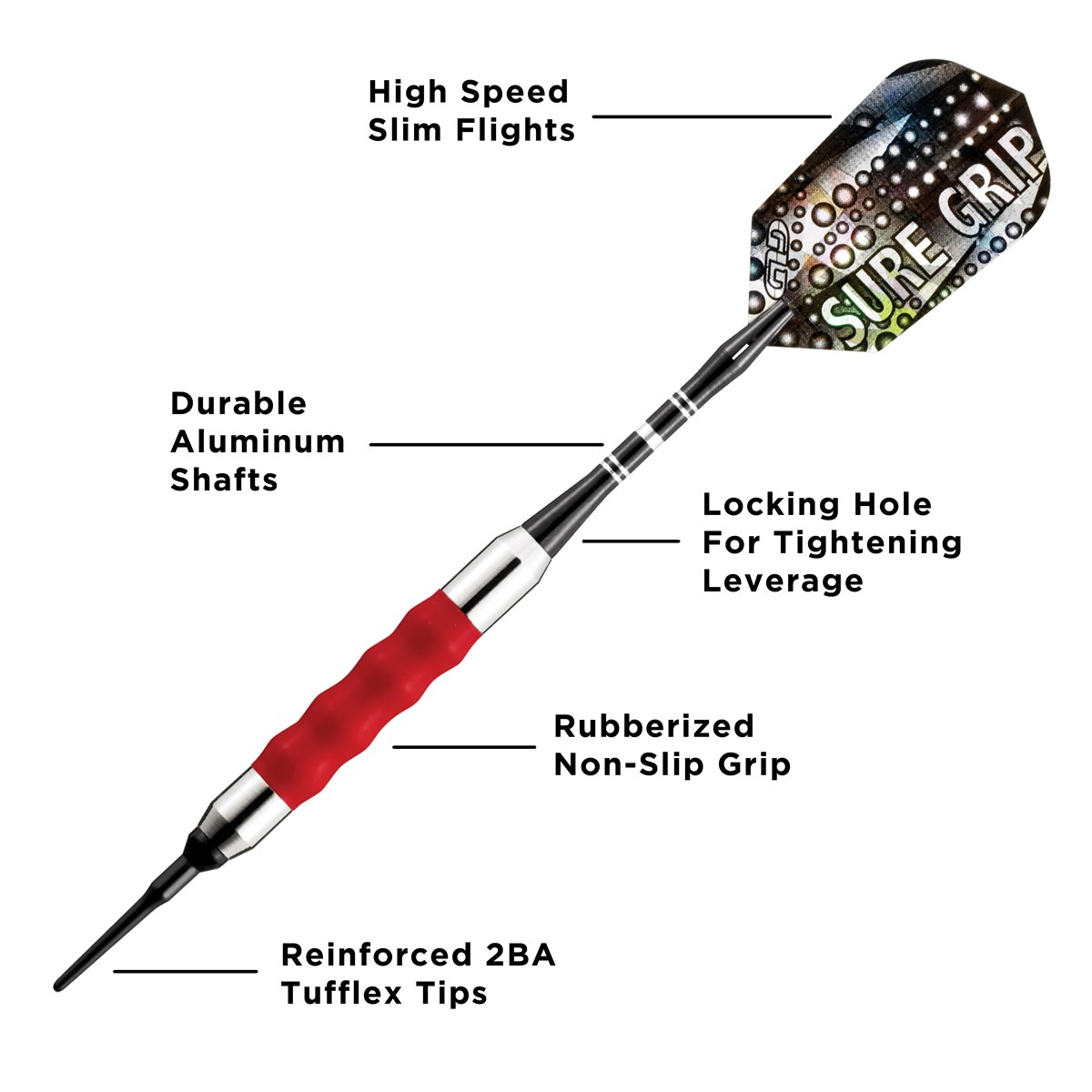 GLD Viper Sure Grip - Red 18 grams