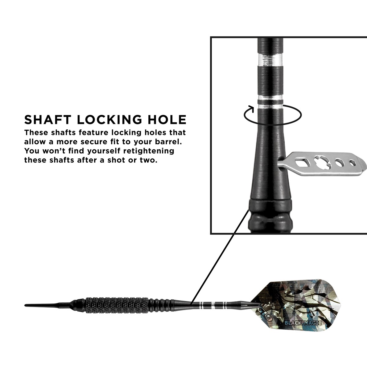 GLD Viper Black Magic - Knurled 18 grams