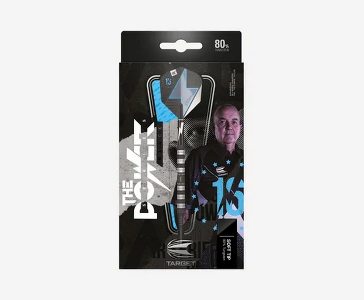 Target Darts Power Series Black  Soft Tip  18 grams
