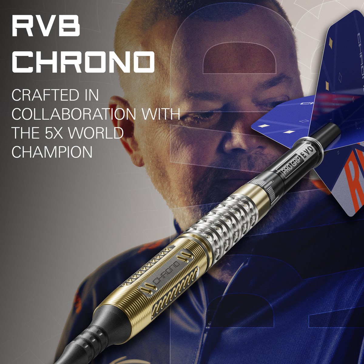 Target Darts Raymond Van Barneveld  Chrono 95% Tungsten Soft Tip  18 grams
