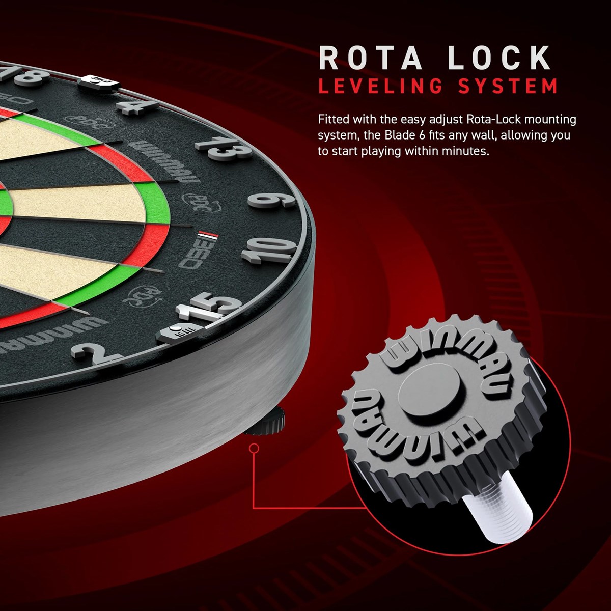 Winmau Blade 6 Triple Core Carbon Dartboard