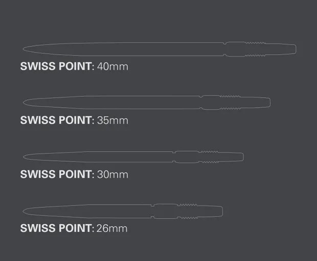 Target Darts Chrono Swiss Point - Silver 35mm