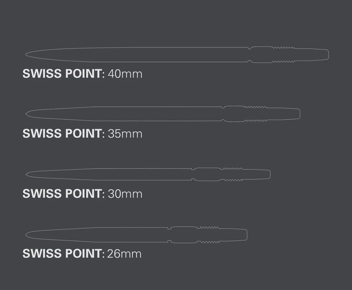 Target Darts Chrono Swiss Point - Black 40mm
