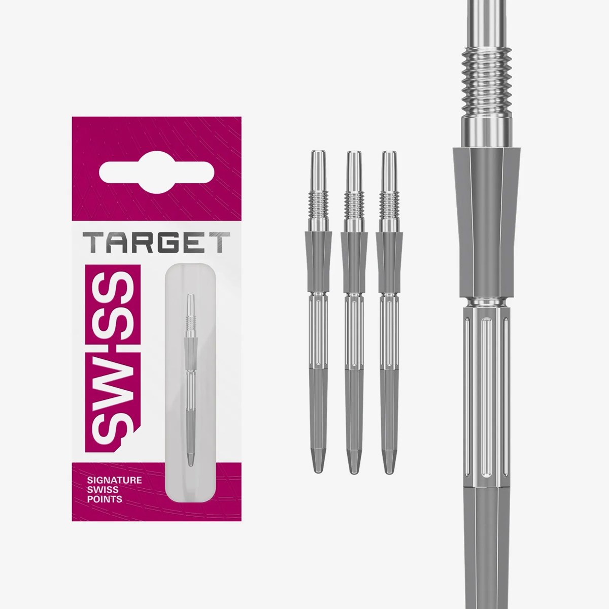 Target Darts Elysian Archetype 43 Swiss Point - Silver 30mm