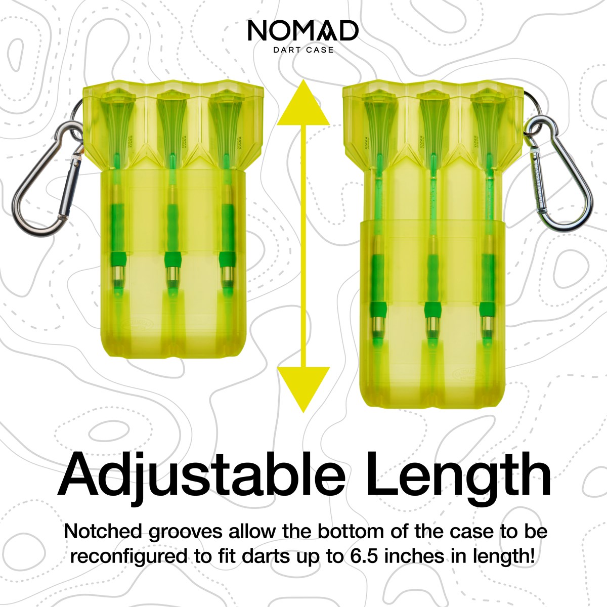 GLD Nomad Dart Case - Neon Yellow