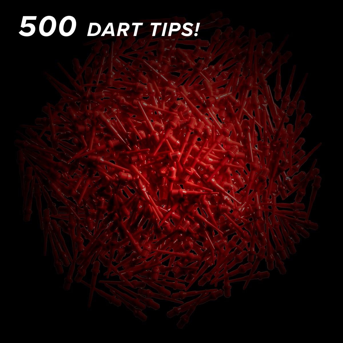 GLD 2BA Tufflex Tips II - Red (500 ct)