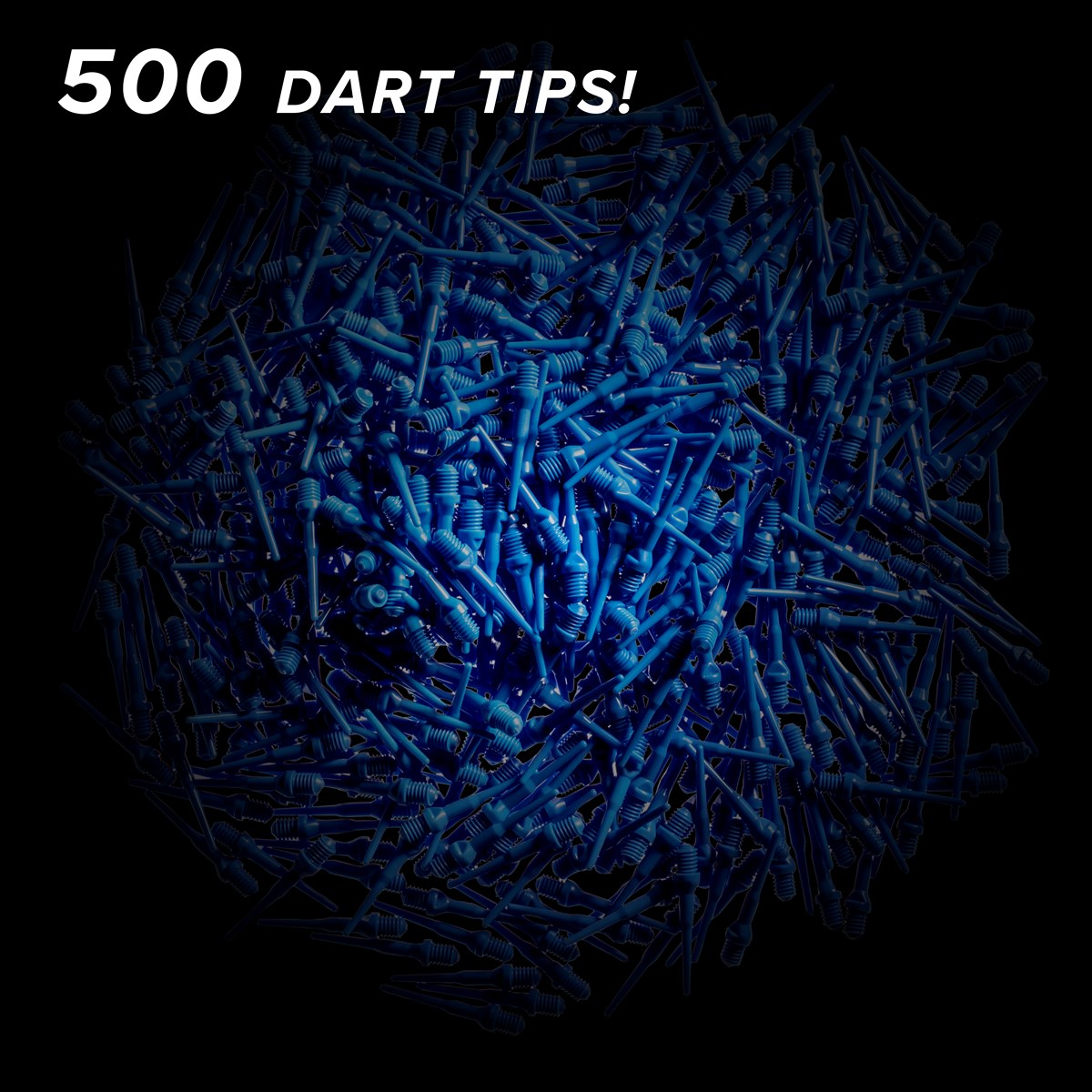 GLD 2BA Tufflex Tips II - Blue (500 ct)