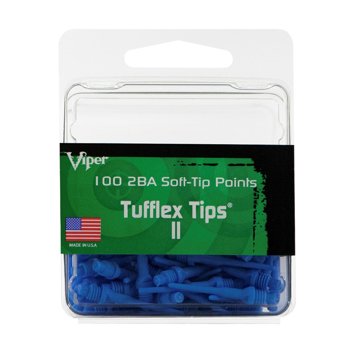GLD 2BA Tufflex Tips II - Blue (100 ct)