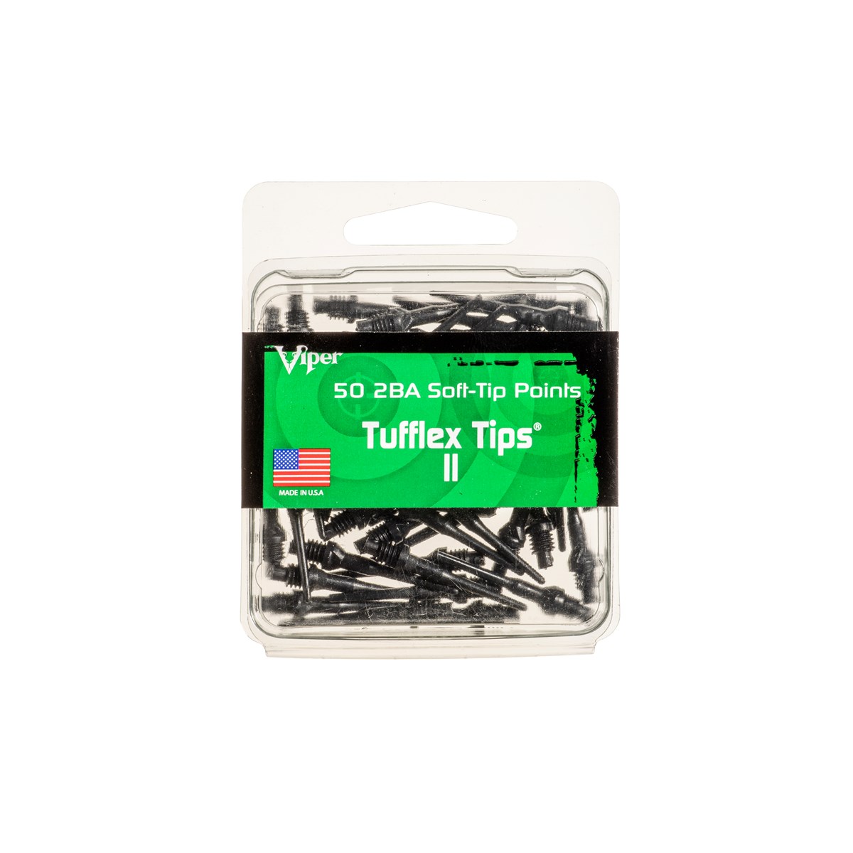 GLD 2BA Tufflex Tips II - Black (50 ct)