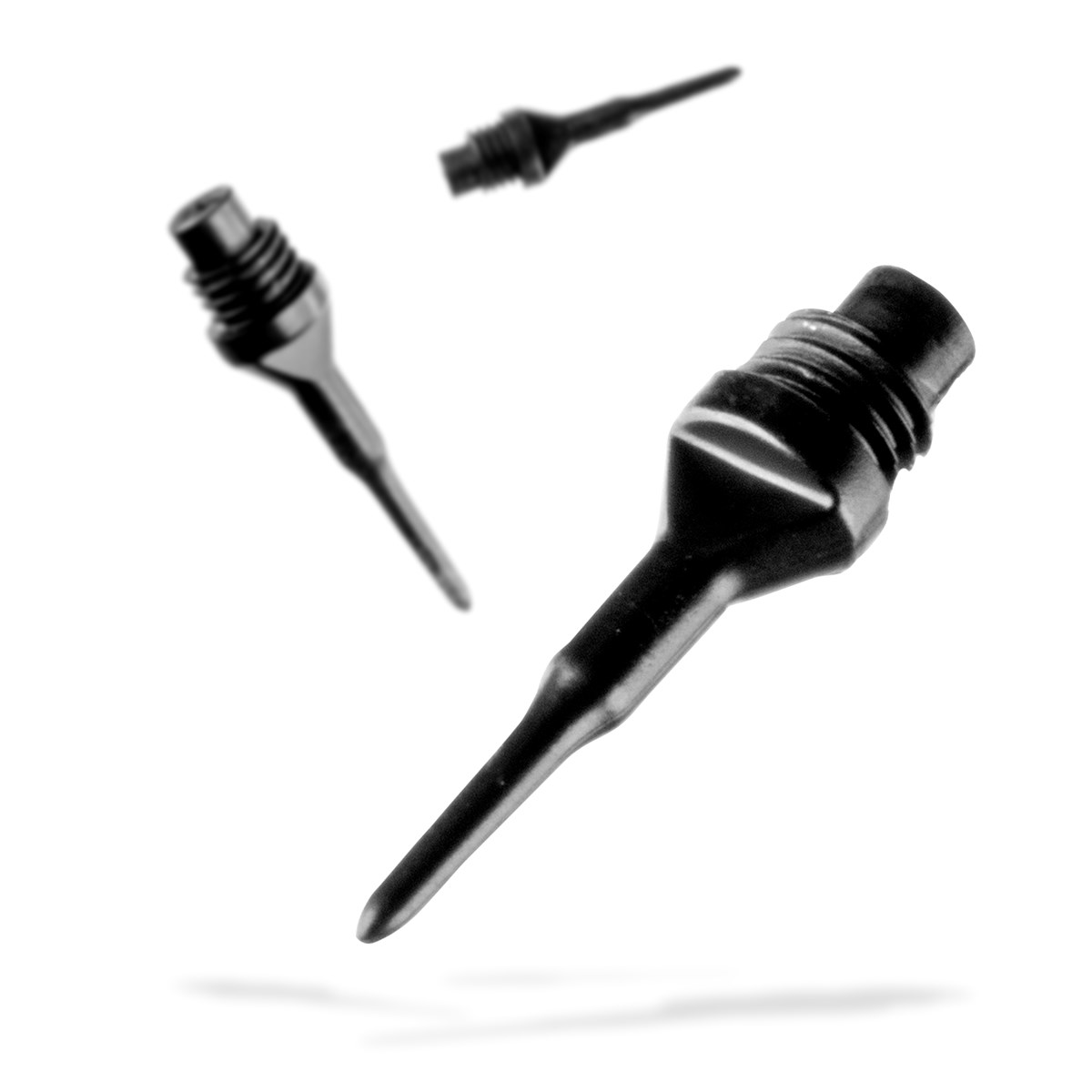 GLD Black Tufflex II Tips 1/4" - 50 ct.