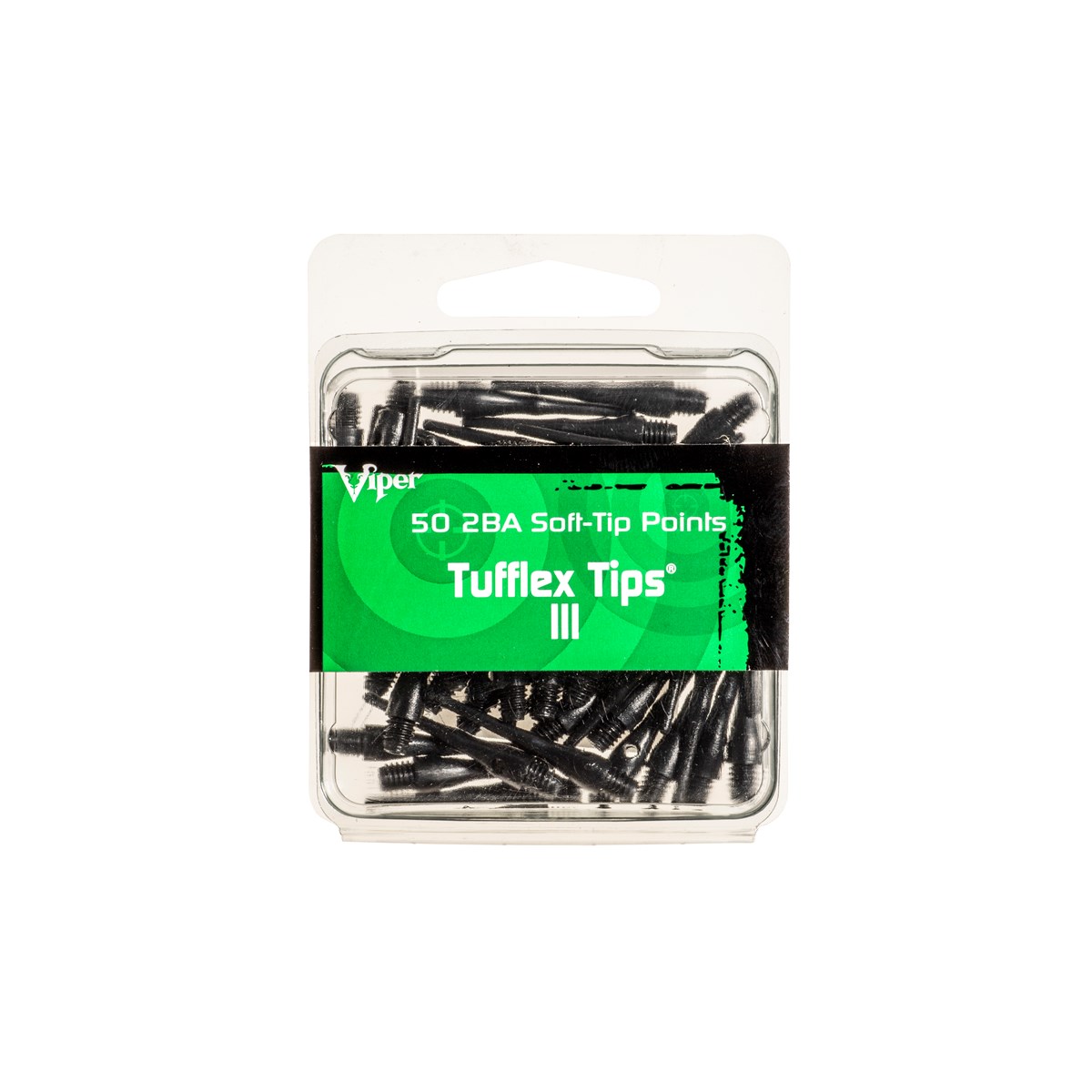 GLD 2BA Tufflex Tips III - Black 50 ct.