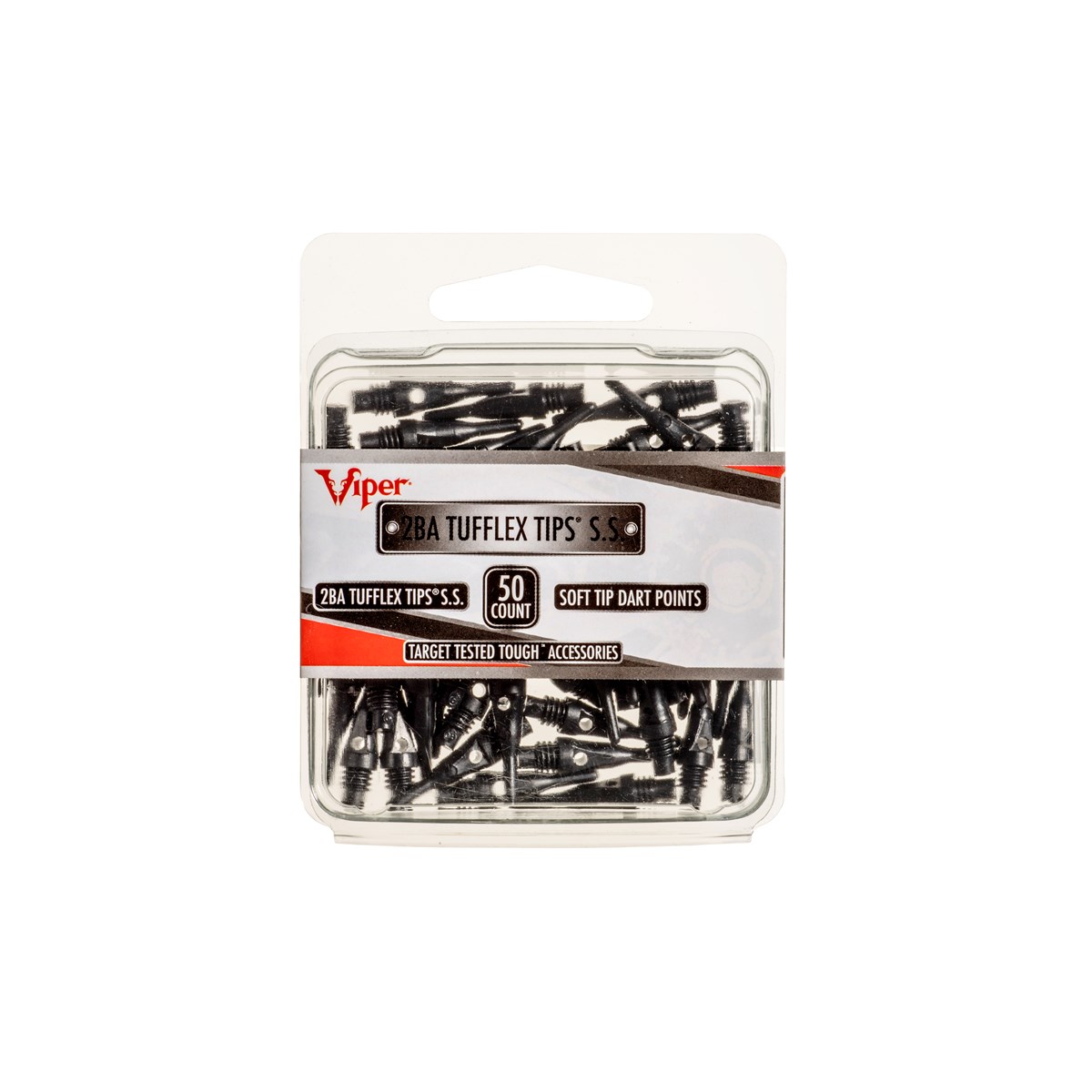 GLD 2BA Tufflex Tips S.S. - Black 50ct