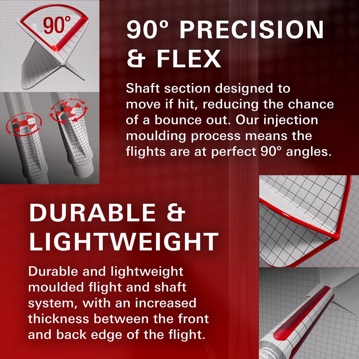 Target K-Flex System - No. 2 Flight / Medium Shaft (33mm) - Smash