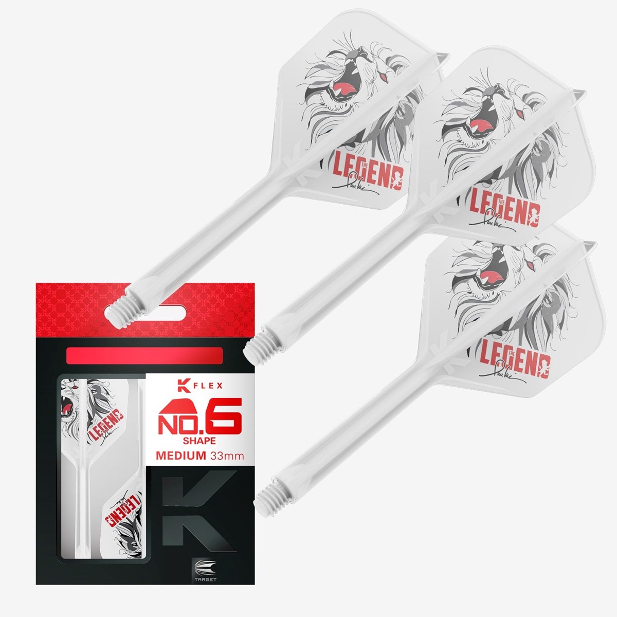 Target K-Flex System - No. 6 Flight / Medium Shaft (33mm) - The Legend