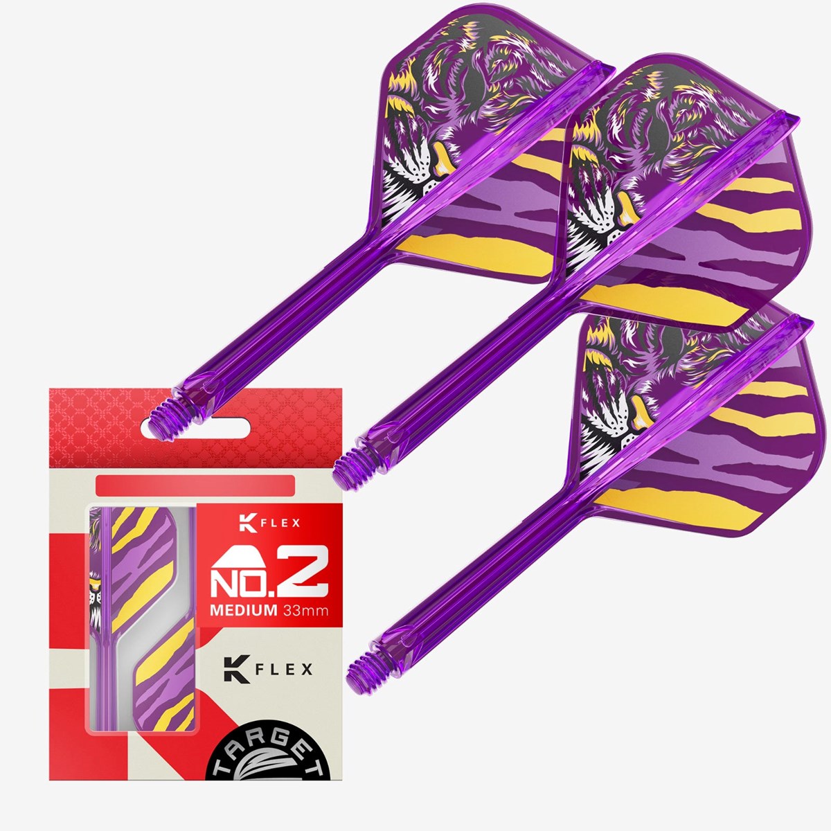 Target K-Flex System - No. 2 Flight / Medium Shaft (33mm) - Endeavour