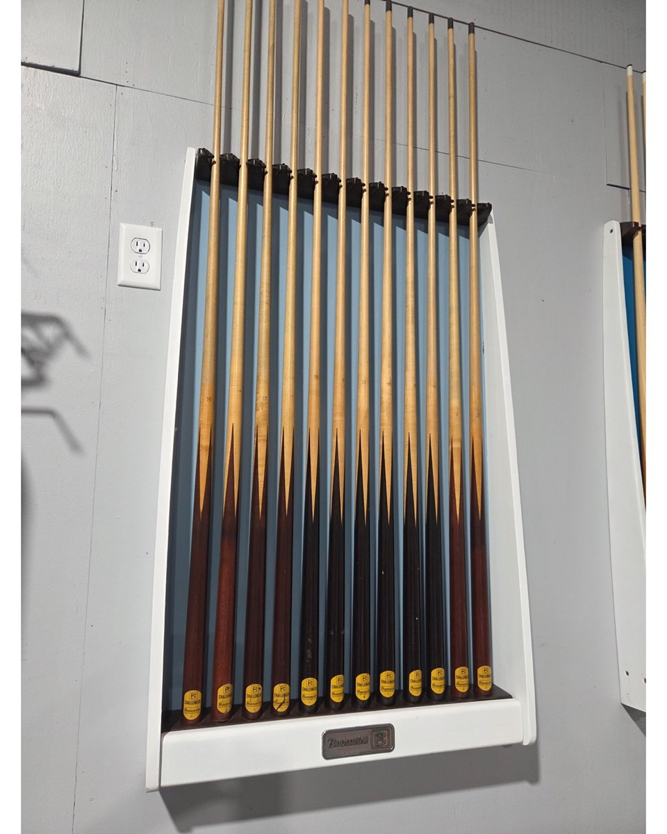 Brunswick 1960 Gold Crown One 8' Over Sized Antique Pool Table